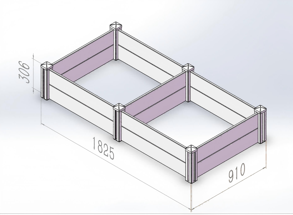 OEM Vinyl PVC Raised Garden Bed Supplier