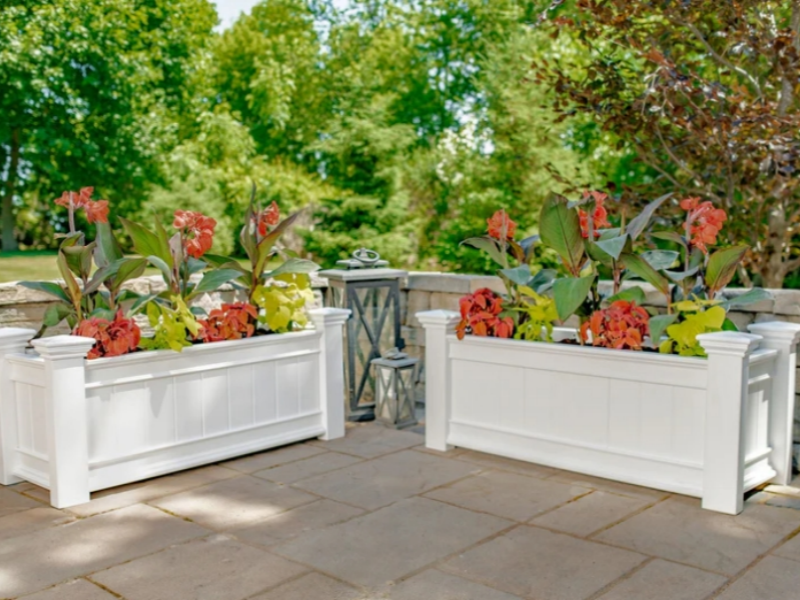 Application Cases of PVC Planter Box in Landscape Design