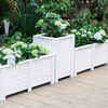 PVC Rectangular Planter Box Outdoor Shopping Mall Restaurant Decoration