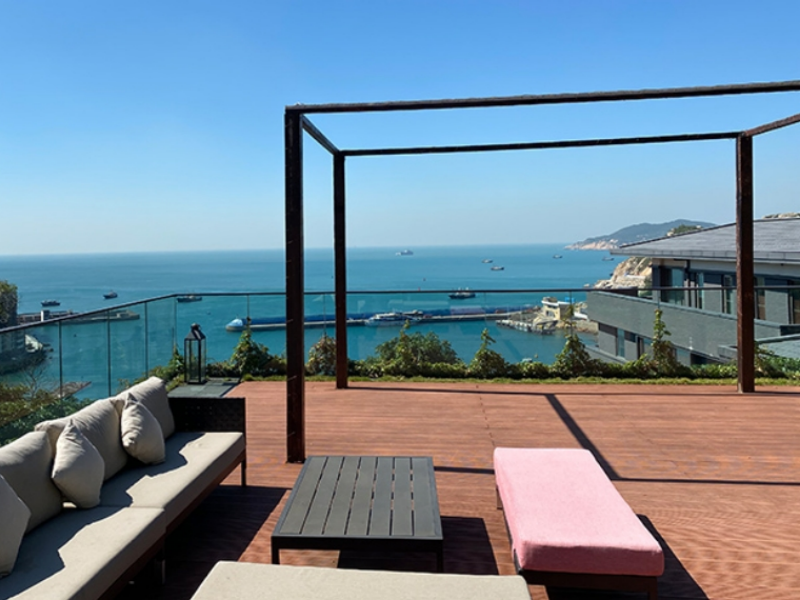 How Does WPC Decking Improve The Comfort of The Hotel's Outdoor Space?