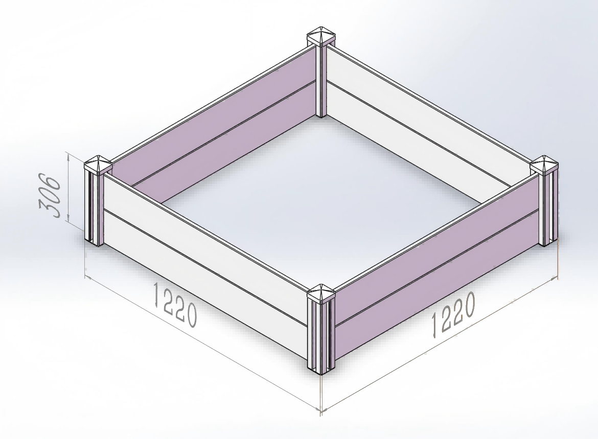 OEM Vinyl PVC Raised Garden Bed Supplier