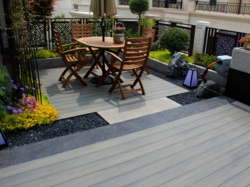 Wood Plastic Flooring in Garden Landscape: How To Create Beautiful And Durable Floor?