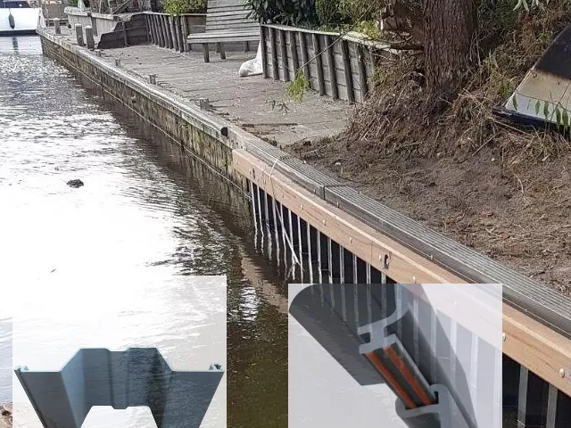 Project Application: PVC Sheet Piles for Riverbank Protection